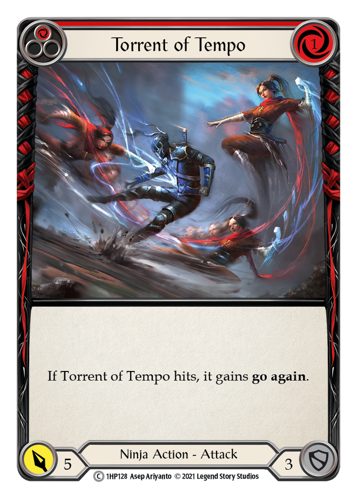 Flesh and Blood TCG | Torrent of Tempo (Red) [1HP128] (History Pack 1) | The Nerd Merchant