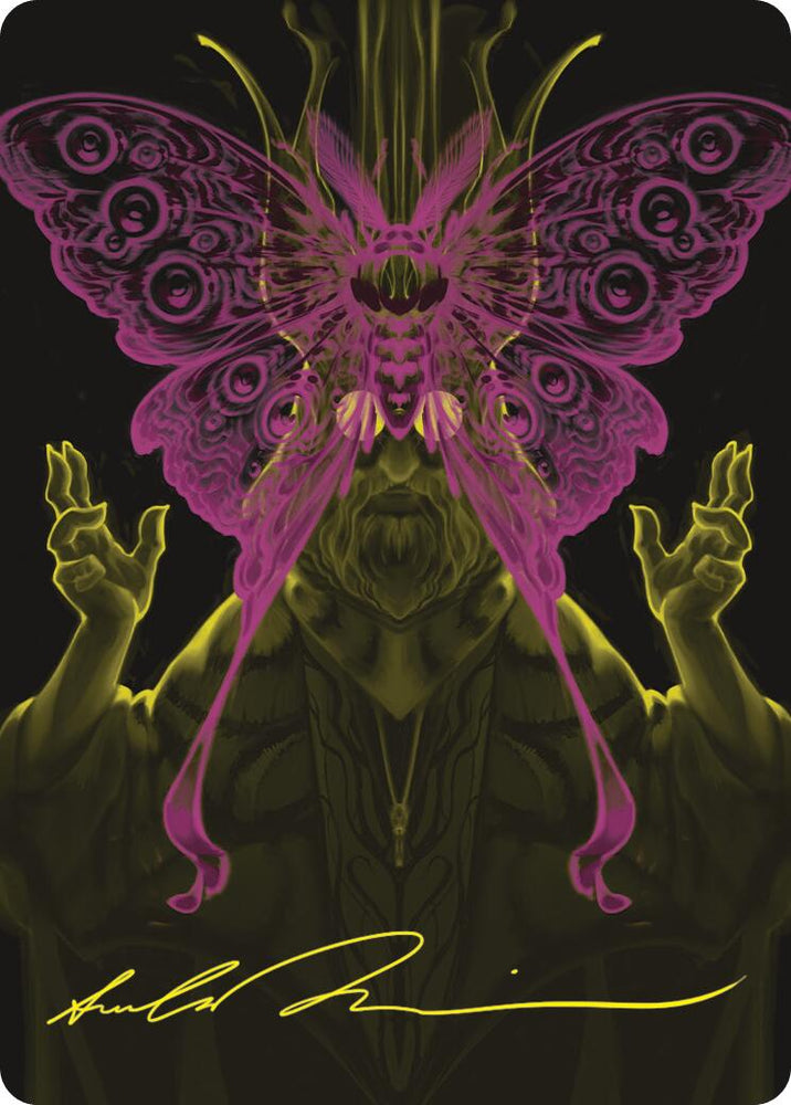 Magic | Victor, Valgavoth's Seneschal Art Card (44/54) (Gold-Stamped Signature) [Duskmourn: House of Horror Art Series] | The Nerd Merchant