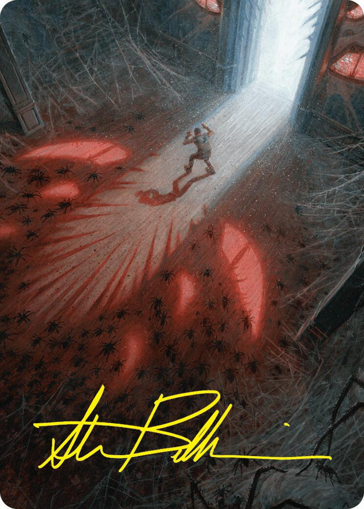 Magic | Fear My Authority Art Card (Gold-Stamped Signature) [Duskmourn: House of Horror Art Series] | The Nerd Merchant