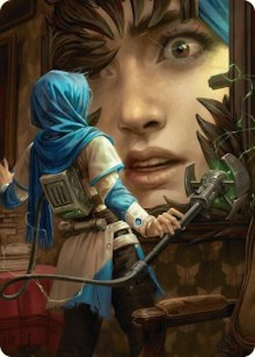 Magic | Reality Is Mine to Control Art Card [Duskmourn: House of Horror Art Series] | The Nerd Merchant
