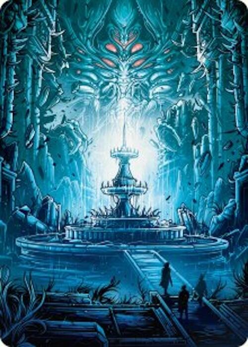Magic | Island Art Card [Duskmourn: House of Horror Art Series] | The Nerd Merchant