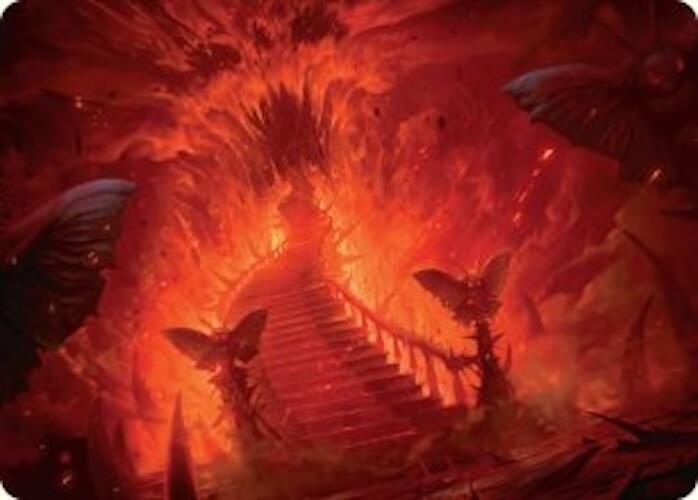 Magic | Mountain Art Card [Duskmourn: House of Horror Art Series] | The Nerd Merchant