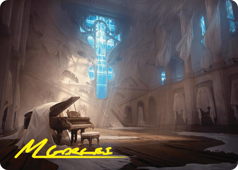 Magic | Plains Art Card (Gold-Stamped Signature) [Duskmourn: House of Horror Art Series] | The Nerd Merchant