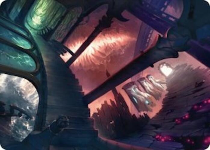 Magic | Terramorphic Expanse Art Card [Duskmourn: House of Horror Art Series] | The Nerd Merchant
