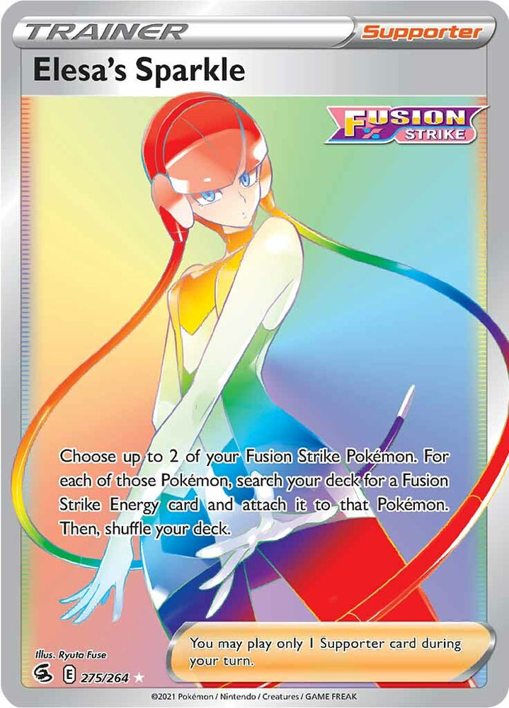 Pokemon | Elesa's Sparkle (275/264) [Sword & Shield: Fusion Strike] | The Nerd Merchant
