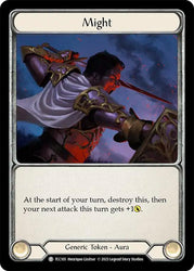 Flesh and Blood TCG | Might (Blue) [TCC105 // TCC107] (Round the Table: TCC x LSS) | The Nerd Merchant