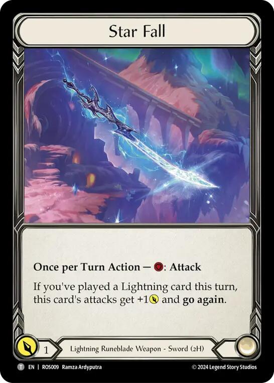 Flesh and Blood TCG | Star Fall [ROS009] (Rosetta)  Cold Foil | The Nerd Merchant