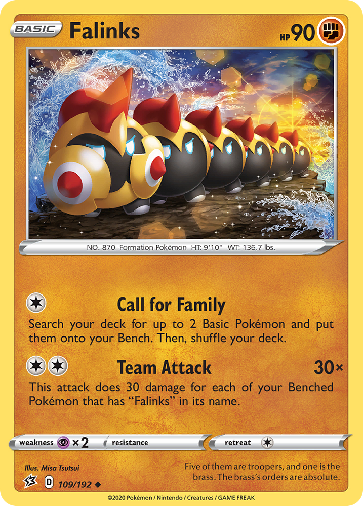 Pokemon | Falinks (109/192) [Sword & Shield: Rebel Clash] | The Nerd Merchant