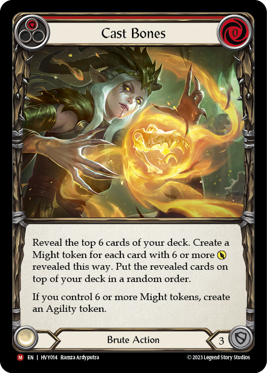Flesh and Blood TCG | Cast Bones [HVY014] (Heavy Hitters)  Rainbow Foil | The Nerd Merchant