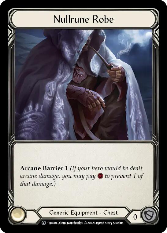 Flesh and Blood TCG | Nullrune Robe [1HB004] (History Pack 1 Bravo Blitz Deck) | The Nerd Merchant