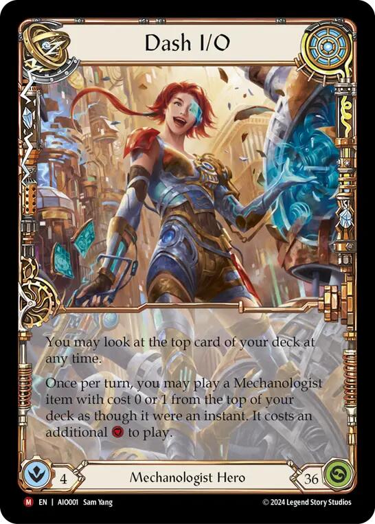 Flesh and Blood TCG | Dash I/O [AIO001] (Armory Deck: Dash) | The Nerd Merchant