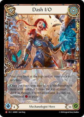 Flesh and Blood TCG | Dash I/O [AIO001] (Armory Deck: Dash) | The Nerd Merchant