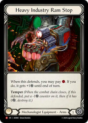 Flesh and Blood TCG | Heavy Industry Ram Stop [AIO005] (Armory Deck: Dash)  Rainbow Foil | The Nerd Merchant