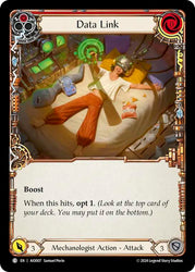 Flesh and Blood TCG | Data Link (Red) [AIO007] (Armory Deck: Dash) | The Nerd Merchant