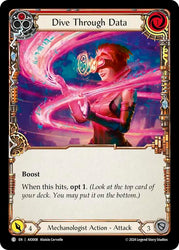 Flesh and Blood TCG | Dive Through Data (Red) [AIO008] (Armory Deck: Dash) | The Nerd Merchant