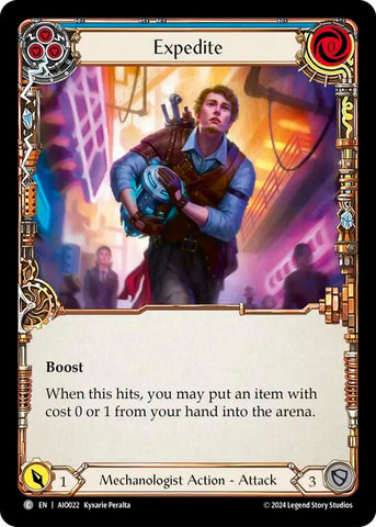 Flesh and Blood TCG | Expedite [AIO022] (Armory Deck: Dash) | The Nerd Merchant