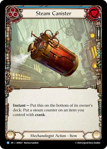Flesh and Blood TCG | Steam Canister [AIO027] (Armory Deck: Dash) | The Nerd Merchant