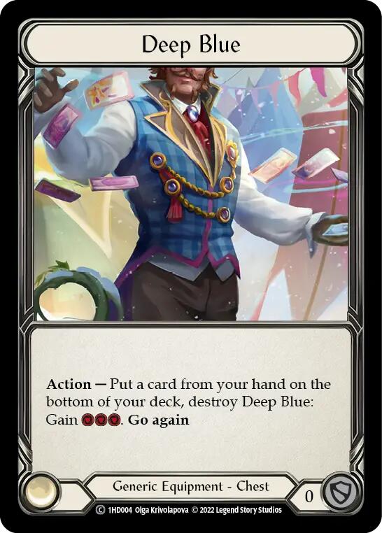 Flesh and Blood TCG | Deep Blue [1HD004] (History Pack 1 Dash Blitz Deck) | The Nerd Merchant