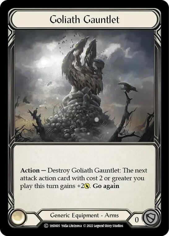 Flesh and Blood TCG | Goliath Gauntlet [1HD005] (History Pack 1 Dash Blitz Deck) | The Nerd Merchant