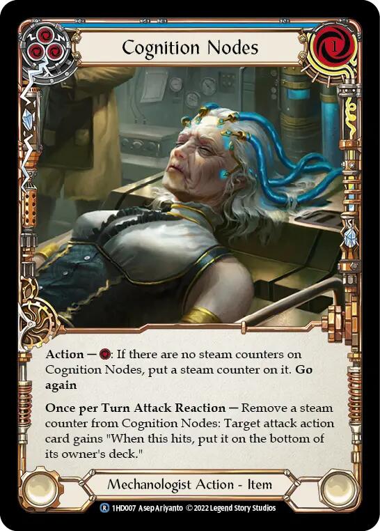 Flesh and Blood TCG | Cognition Nodes (Blue) [1HD007] (History Pack 1 Dash Blitz Deck) | The Nerd Merchant