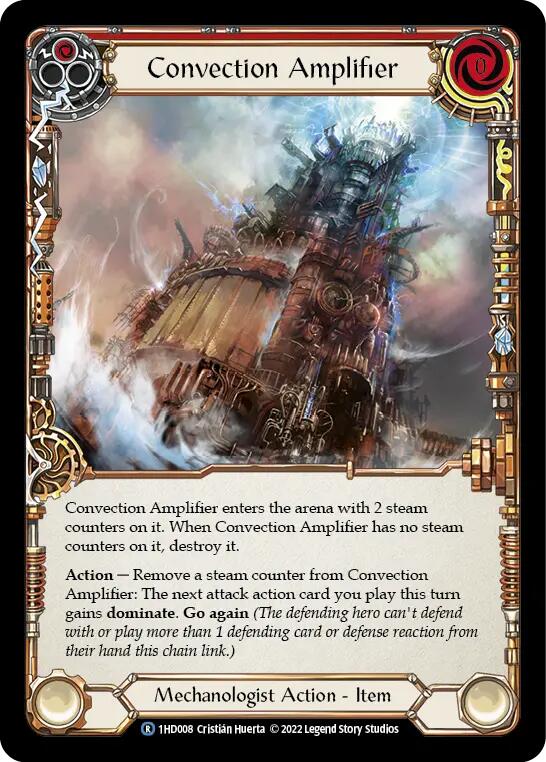 Flesh and Blood TCG | Convection Amplifier (Red) [1HD008] (History Pack 1 Dash Blitz Deck) | The Nerd Merchant