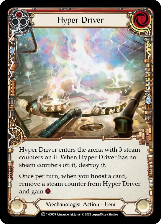 Flesh and Blood TCG | Hyper Driver (Red) [1HD009] (History Pack 1 Dash Blitz Deck) | The Nerd Merchant