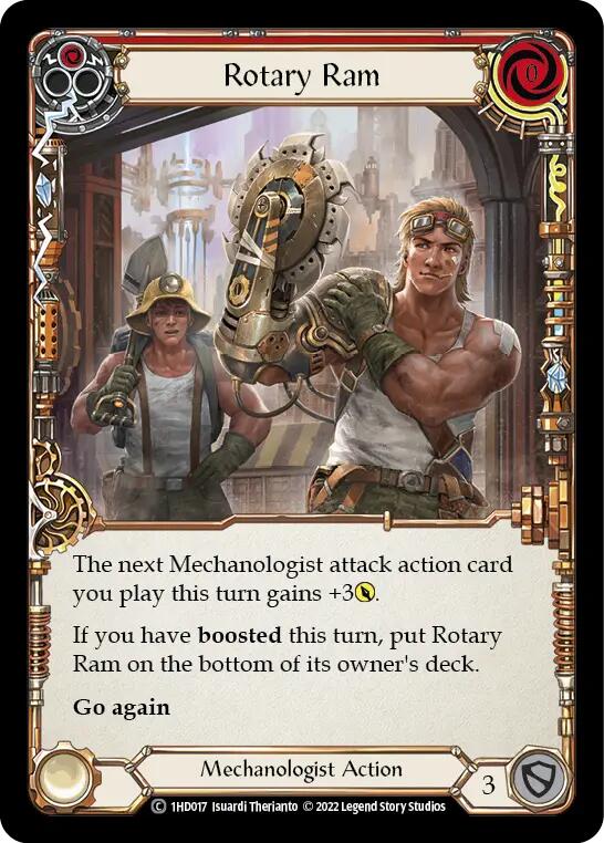 Flesh and Blood TCG | Rotary Ram (Red) [1HD017] (History Pack 1 Dash Blitz Deck) | The Nerd Merchant