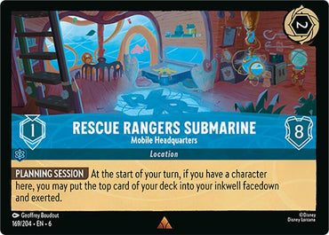 Lorcana | Rescue Rangers Submarine - Mobile Headquarters (169/204) [Azurite Sea] | The Nerd Merchant