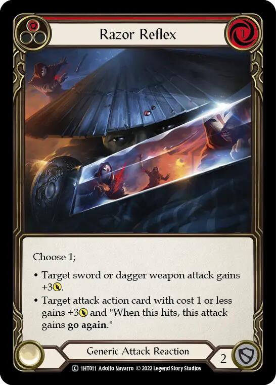 Flesh and Blood TCG | Razor Reflex (Red) [1HT011] (History Pack 1 Dorinthea Blitz Deck) | The Nerd Merchant