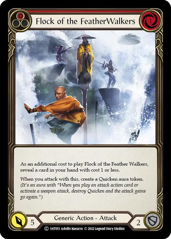 Flesh and Blood TCG | Flock of the Feather Walkers (Red) [1HT015] (History Pack 1 Dorinthea Blitz Deck) | The Nerd Merchant