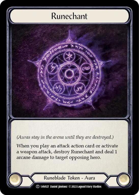 Flesh and Blood TCG | Runechant [1HV027] (Historic Pack 1 Blitz Deck Viserai) | The Nerd Merchant