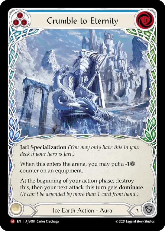 Flesh and Blood TCG | Crumble to Eternity [AJV018] (Armory Deck: Jarl Vetreidi) | The Nerd Merchant