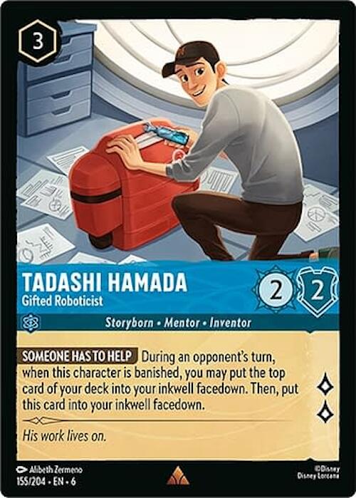Lorcana | Tadashi Hamada - Gifted Roboticist (155/204) [Azurite Sea] | The Nerd Merchant