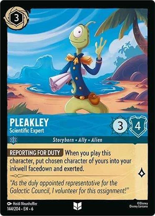 Lorcana | Pleakley - Scientific Expert (144/204) [Azurite Sea] | The Nerd Merchant