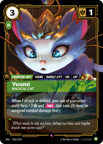 Yuumi - Magical Cat (Foil) - Unleashed (056/219)