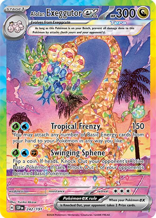 Pokemon | Alolan Exeggutor ex (242/191) [Scarlet & Violet: Surging Sparks] | The Nerd Merchant