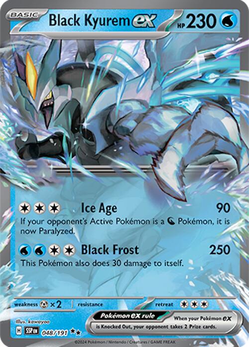 Pokemon | Black Kyurem ex (048/191) [Scarlet & Violet: Surging Sparks] | The Nerd Merchant