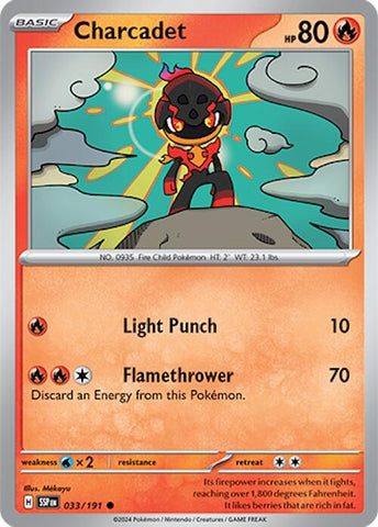 Pokemon | Charcadet (033/191) [Scarlet & Violet: Surging Sparks] | The Nerd Merchant