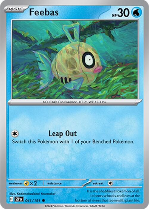 Pokemon | Feebas (041/191) [Scarlet & Violet: Surging Sparks] | The Nerd Merchant