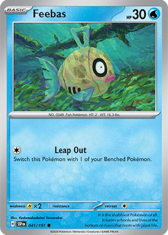 Pokemon | Feebas (041/191) [Scarlet & Violet: Surging Sparks] | The Nerd Merchant