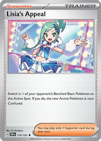 Pokemon | Lisia's Appeal (179/191) [Scarlet & Violet: Surging Sparks] | The Nerd Merchant