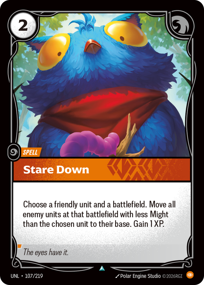 Stare Down - Unleashed (107/219)