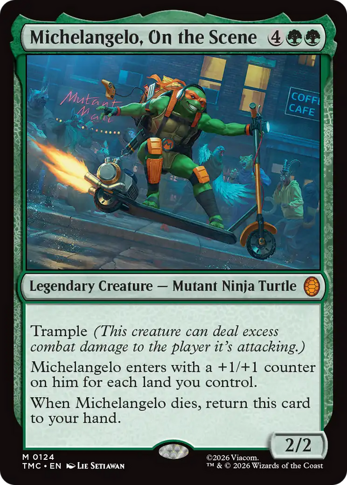 Magic | Michelangelo, On the Scene [Teenage Mutant Ninja Turtles Commander] | The Nerd Merchant