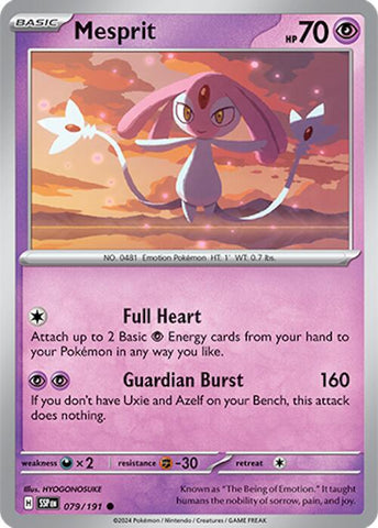 Pokemon | Mesprit (079/191) [Scarlet & Violet: Surging Sparks] | The Nerd Merchant