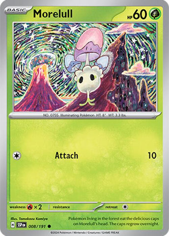 Pokemon | Morelull (008/191) [Scarlet & Violet: Surging Sparks] | The Nerd Merchant