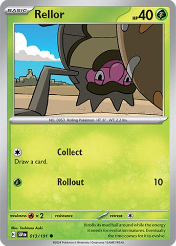Pokemon | Rellor (013/191) [Scarlet & Violet: Surging Sparks] | The Nerd Merchant