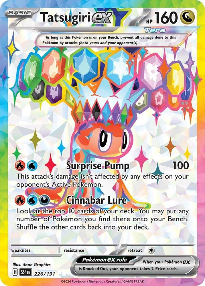 Pokemon | Tatsugiri ex (226/191) [Scarlet & Violet: Surging Sparks] | The Nerd Merchant