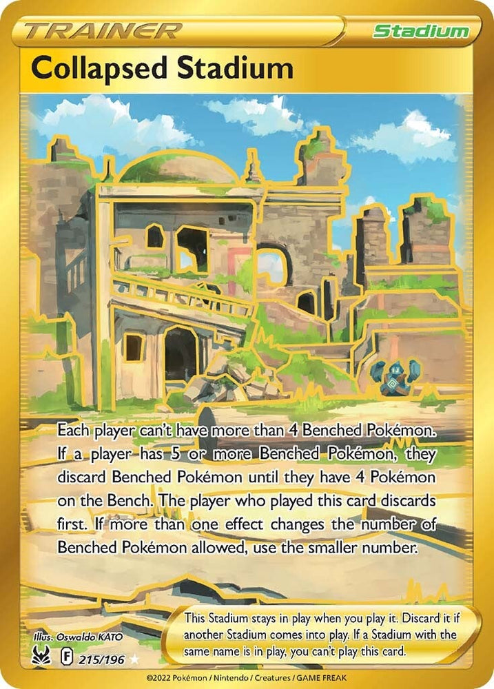 Pokemon | Collapsed Stadium (215/196) [Sword & Shield: Lost Origin] | The Nerd Merchant