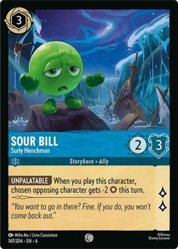 Lorcana | Sour Bill - Surly Henchman (147/204) [Azurite Sea] | The Nerd Merchant
