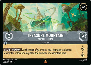 Lorcana | Treasure Mountain - Azurite Sea Island (203/204) [Azurite Sea] | The Nerd Merchant